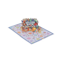 Back To School 180° 3D Pop Up Card