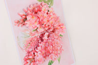 Pink Flower Wisteria 3D Pop Up Card