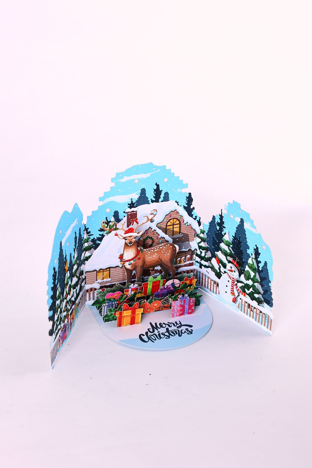 Christmas Deer Greeting Card
