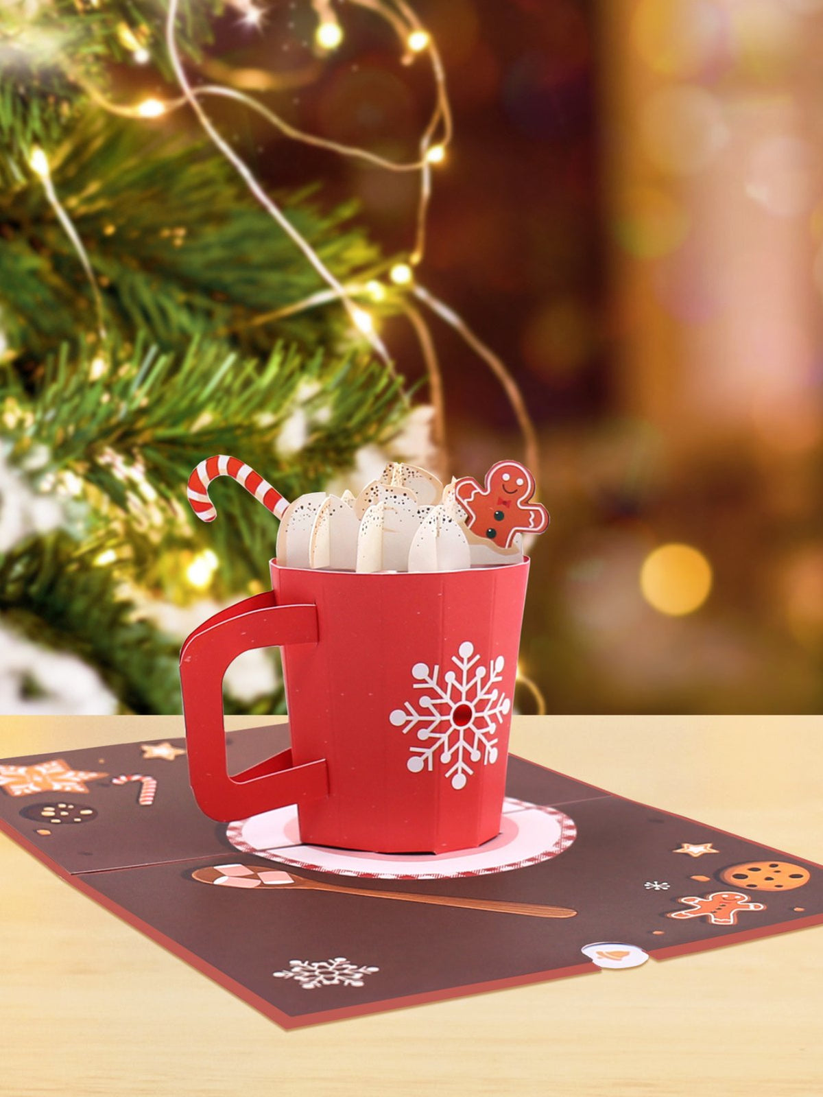 Hot Cocoa 3D Pop Up Card