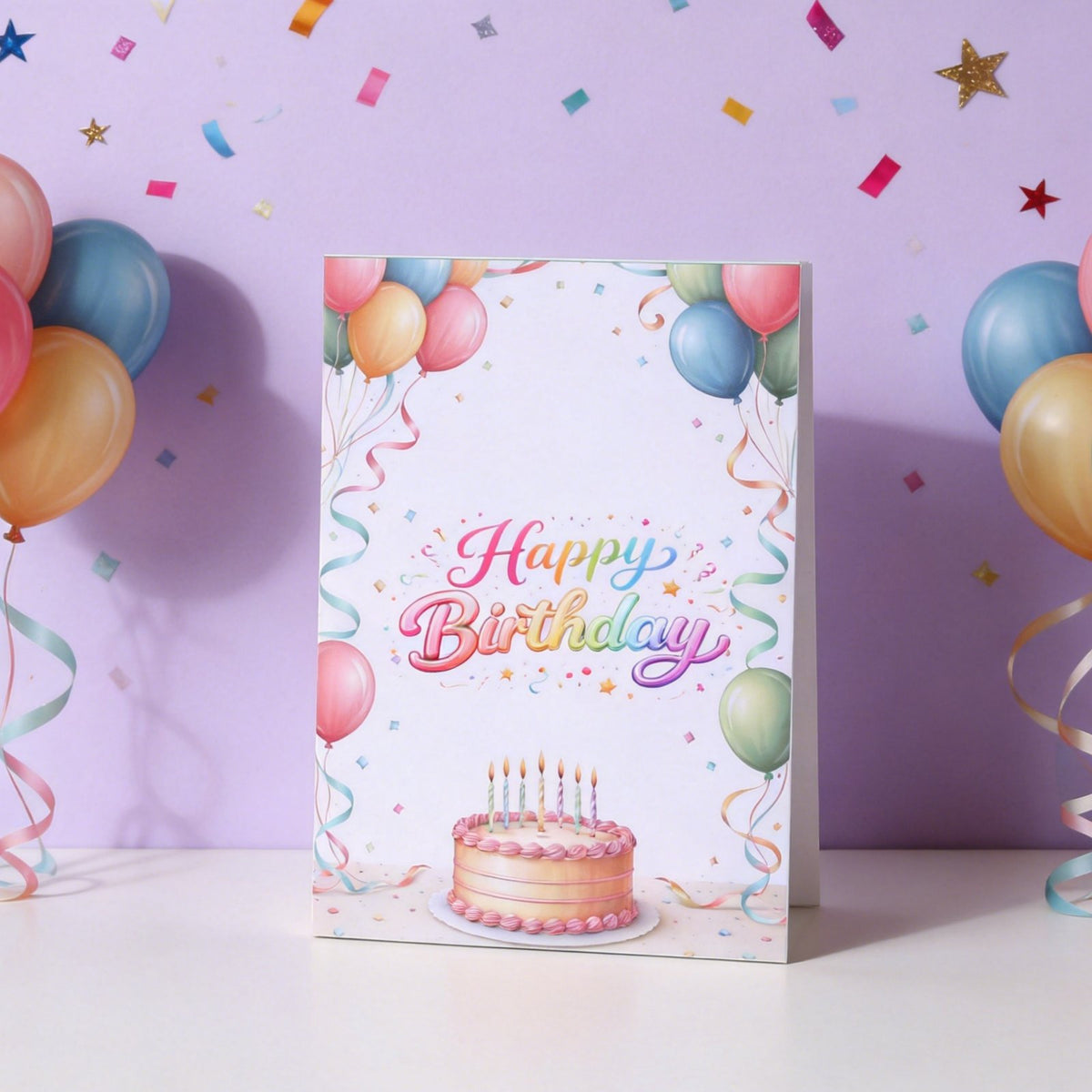 Happy Birthday 180° 3D Pop Up Card