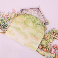 Garden Double Door 3D Pop Up Card