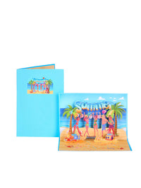 Summer Beach Flip Pop Up Card