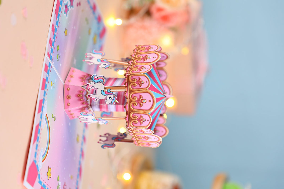 Carousel Birthday Greeting Card