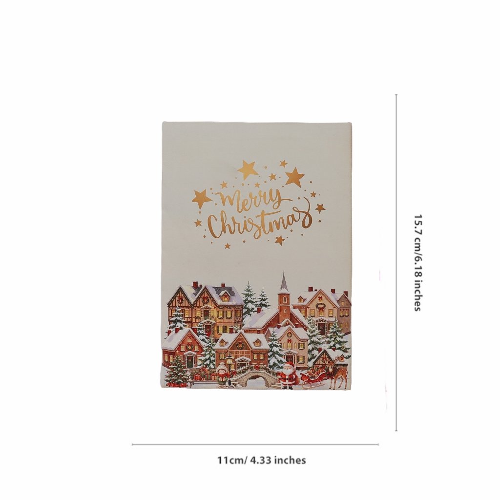 Christmas Vintage House Greeting Card