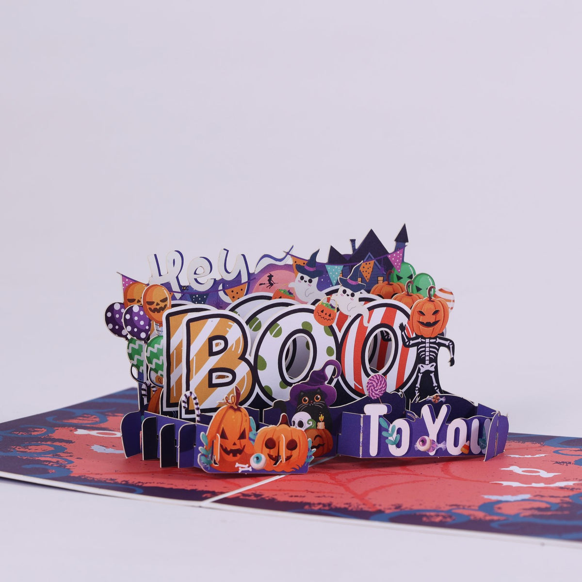 Halloween Boo To You 3D Pop Up Card