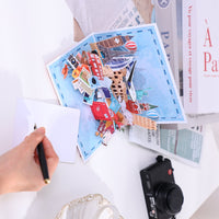 World Travel Souvenir 3D Pop Up Card