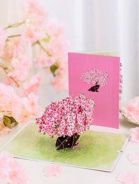 Cherry Blossom Tree 3D Pop Up Card