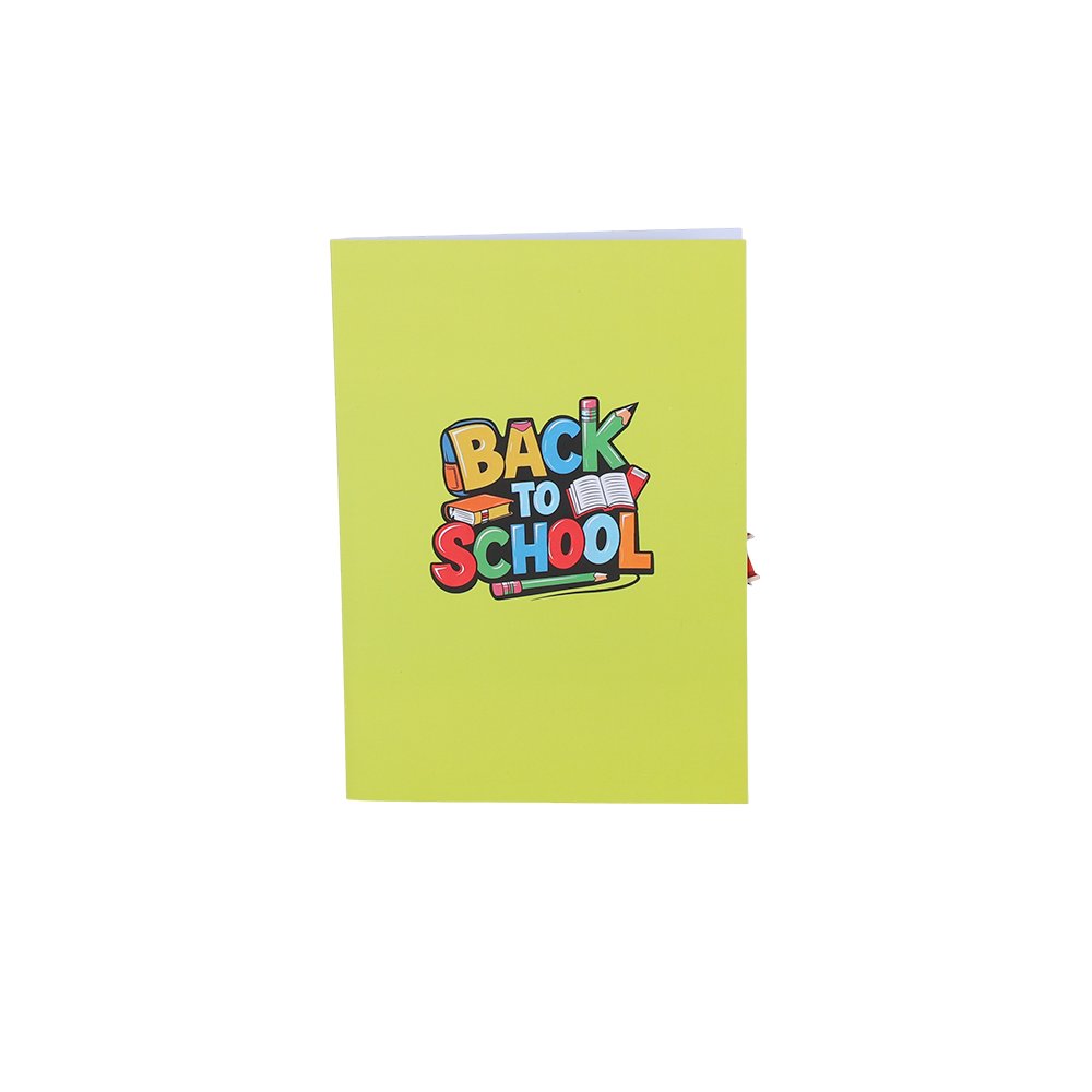 Back To School 3D Pop Up Card