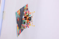 Black Cat Red Balloon Flip Pop Up Card