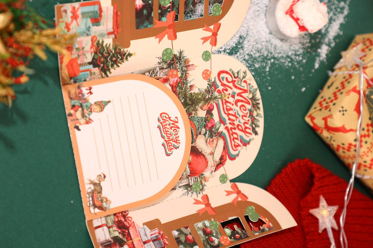 Christmas Tree Gift Arch 3D Pop Up Card