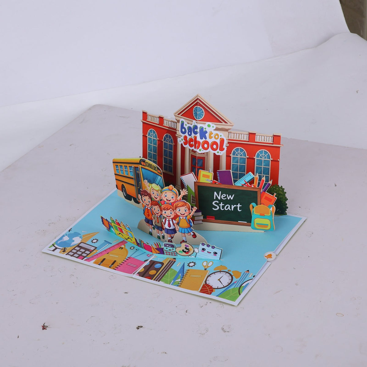 Back To School 3D Pop Up Card