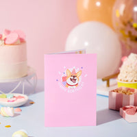 90° Birthday Greeting Card Corgi Butt