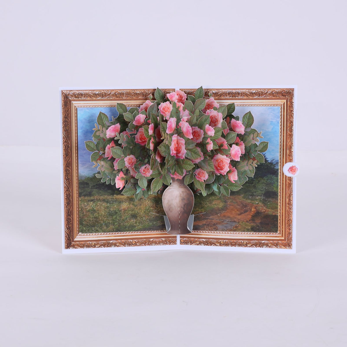 Van Gogh Rose Greeting Card