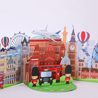 London Landmarks 3D Pop Up Card