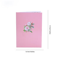 Camellia 3D Pop Up Card