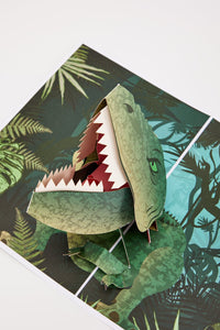 T-Rex 3D Pop Up Card