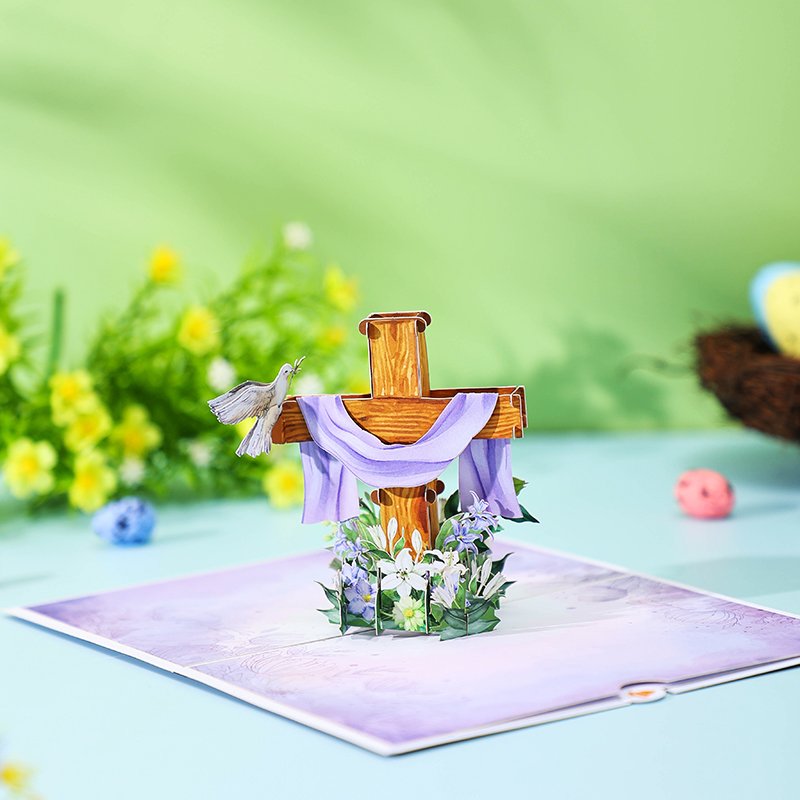 Cross Easter Greeting Card