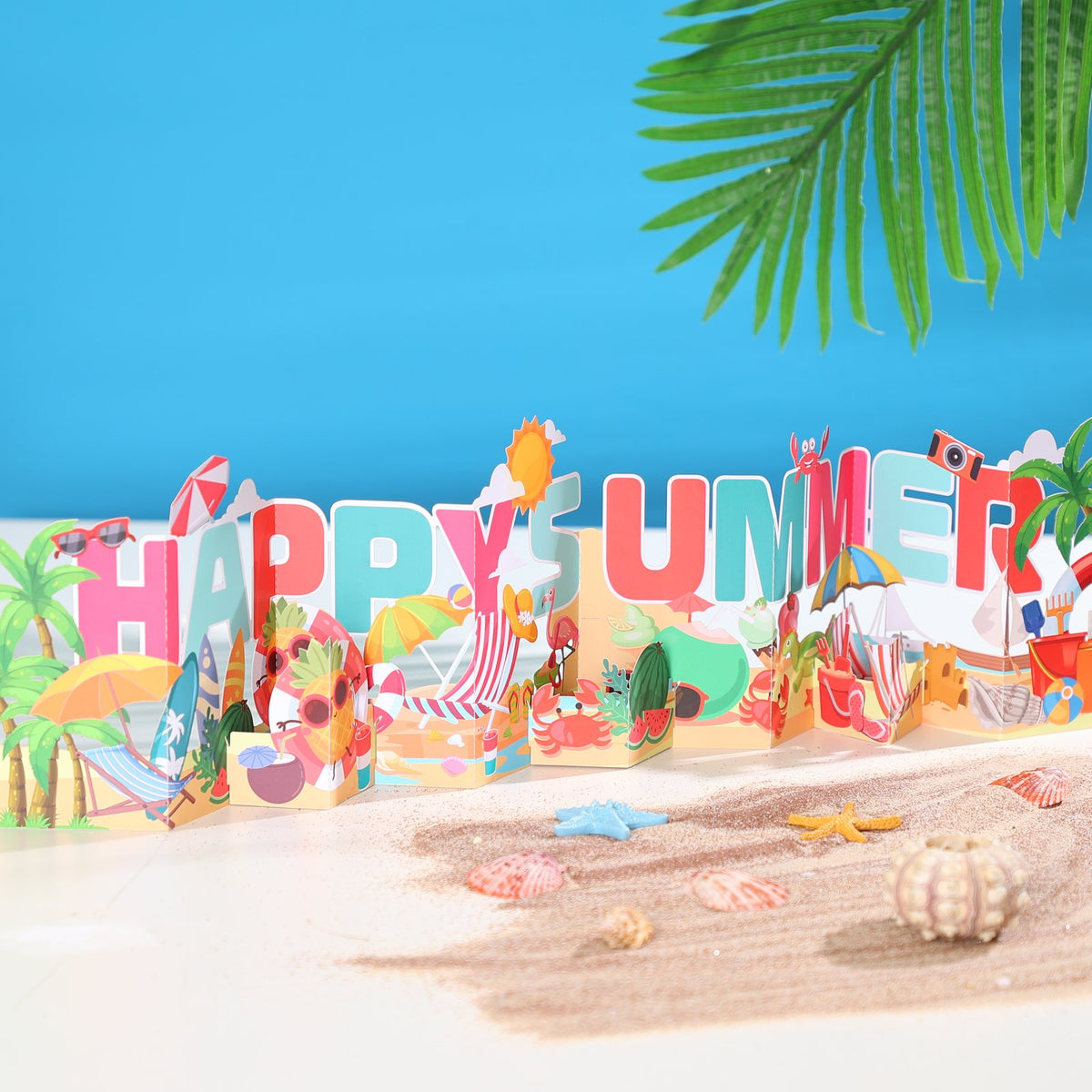 Summer Happy Slim Card
