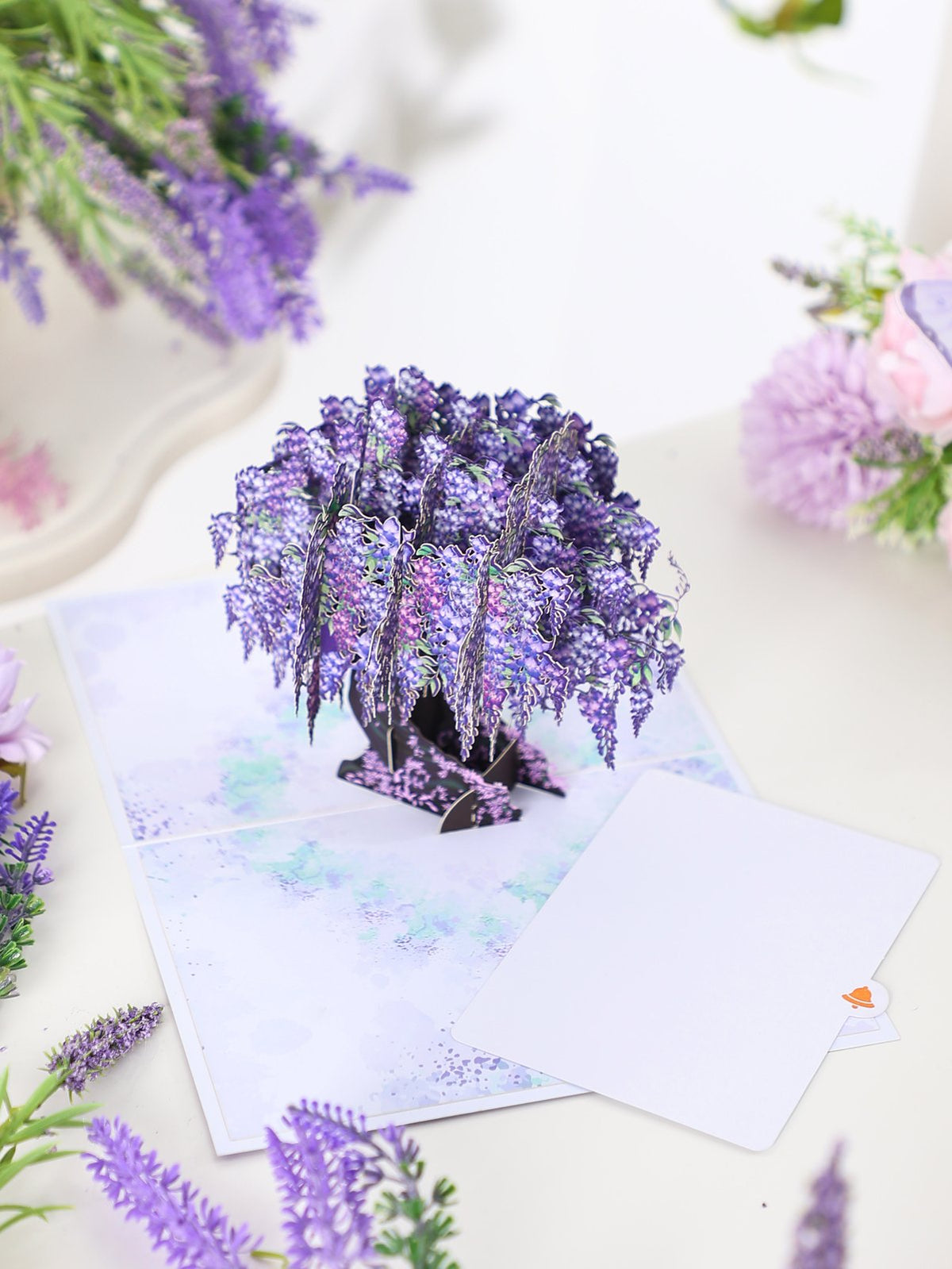 Wisteria Tree 3D Pop Up Card