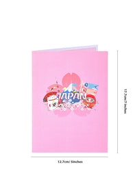 City Cityscape Greeting Card Tokyo