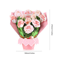 Large Champagne Rose Bouquet Mother's Day Card