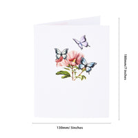 Butterfly Flower Cluster 3D Pop Up Card