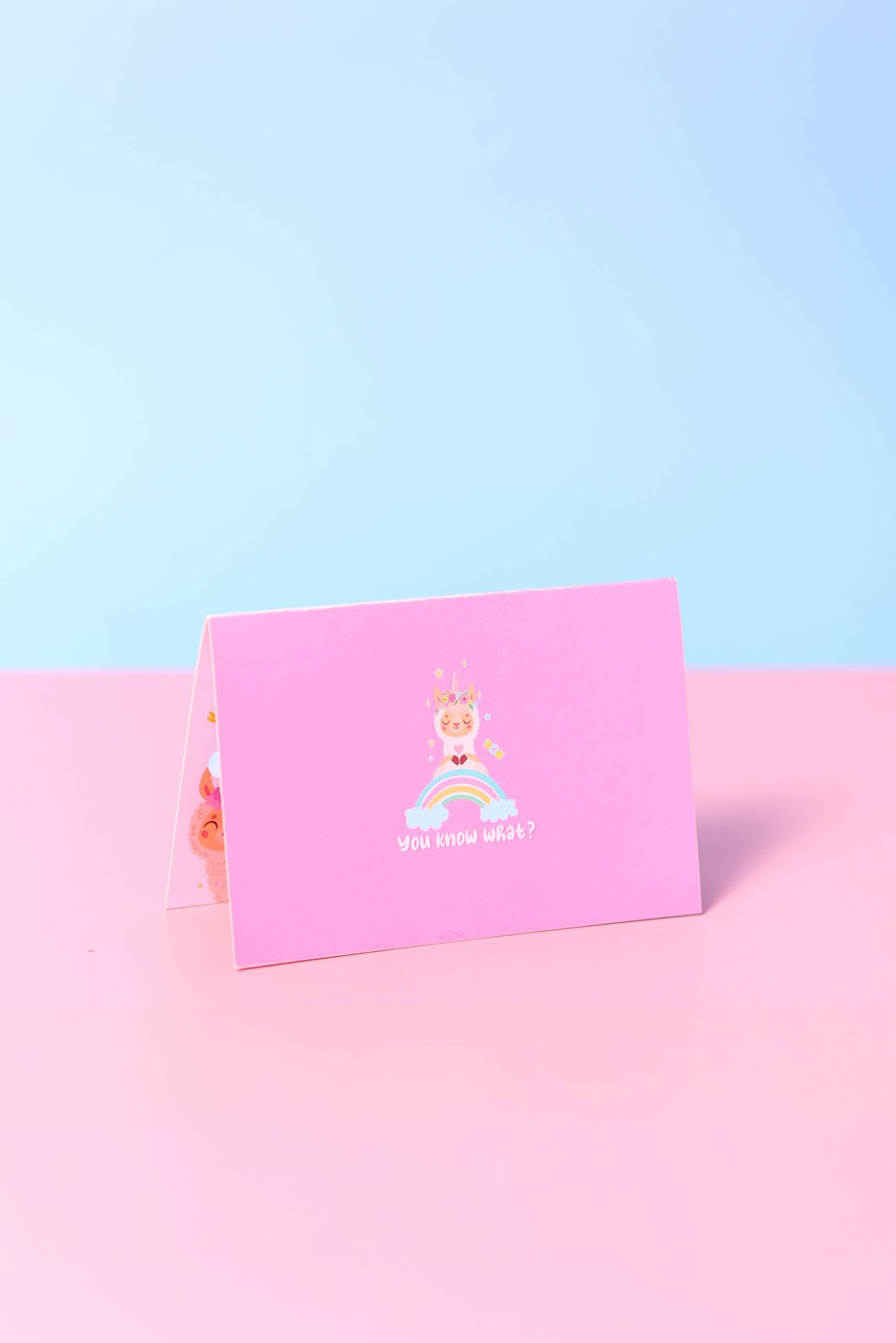 U Are Llamazing Girls 3D Pop Up Card