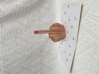 Middle Finger 3D Pop Up Card
