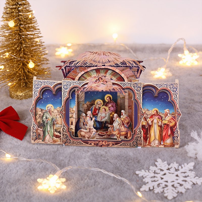 Christmas Jesus Ornament Greeting Card