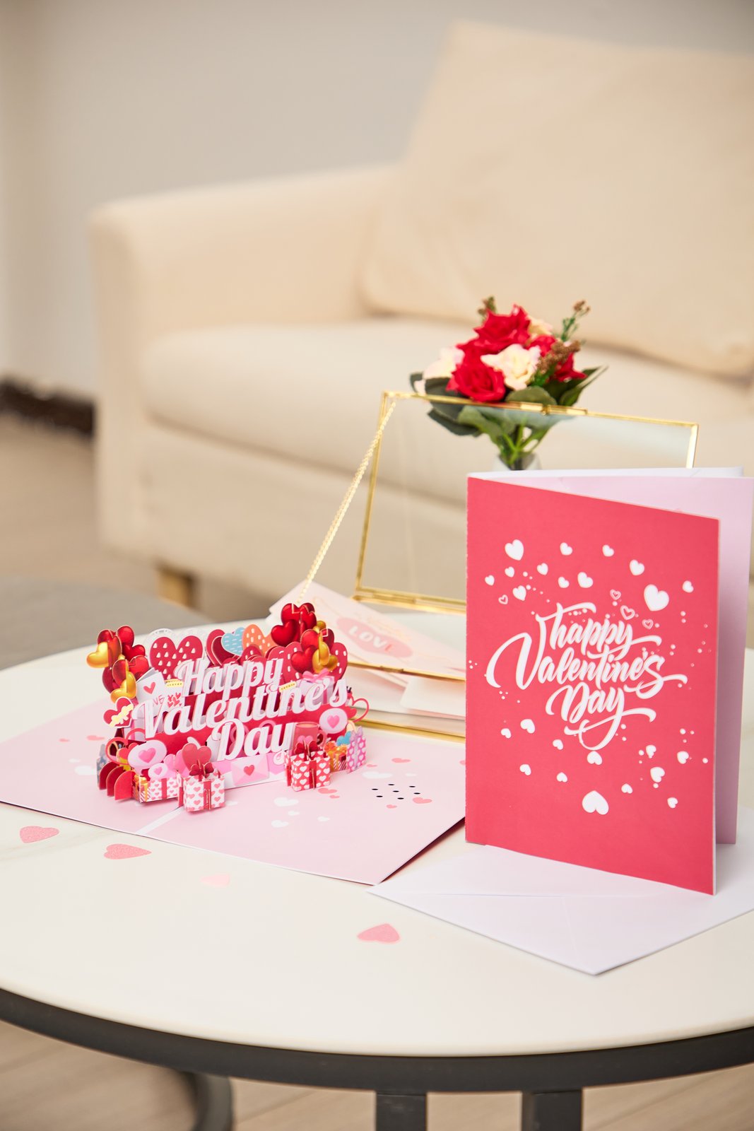 Valentine's Day Happy Music 3D Pop Up Card