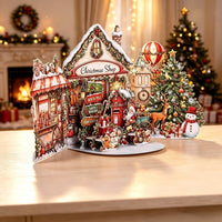 Vintage Christmas Double Door Card