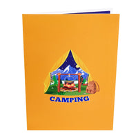 Camping 3D Pop Up Card