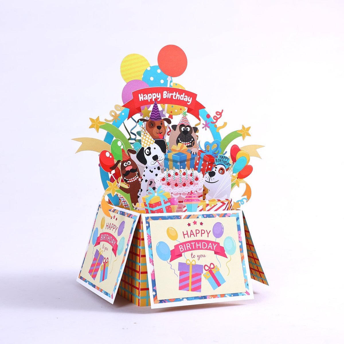 Dog Happy Birthday Box Card