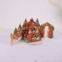 Christmas Nutcracker Double Door Pop Up Card