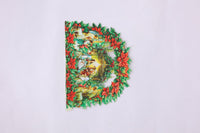 Nativity Poinsettia 3D Pop Up Card
