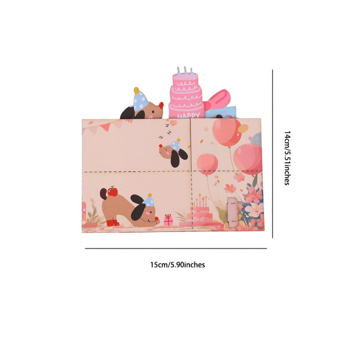 Dog Birthday Box Card