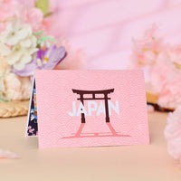 90° Japan City 3D Pop Up Card