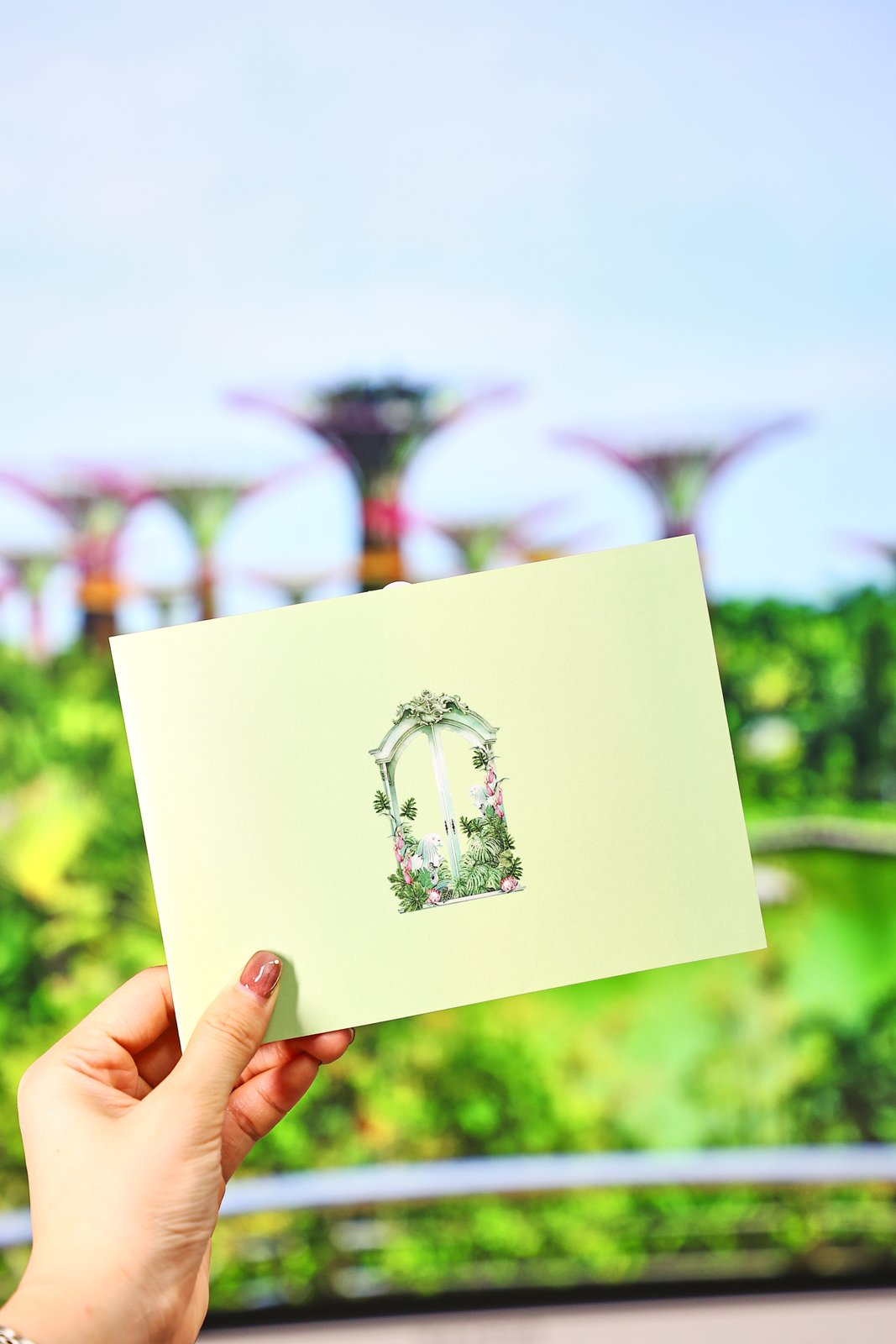 Gardens By The Bay 3D Pop Up Card