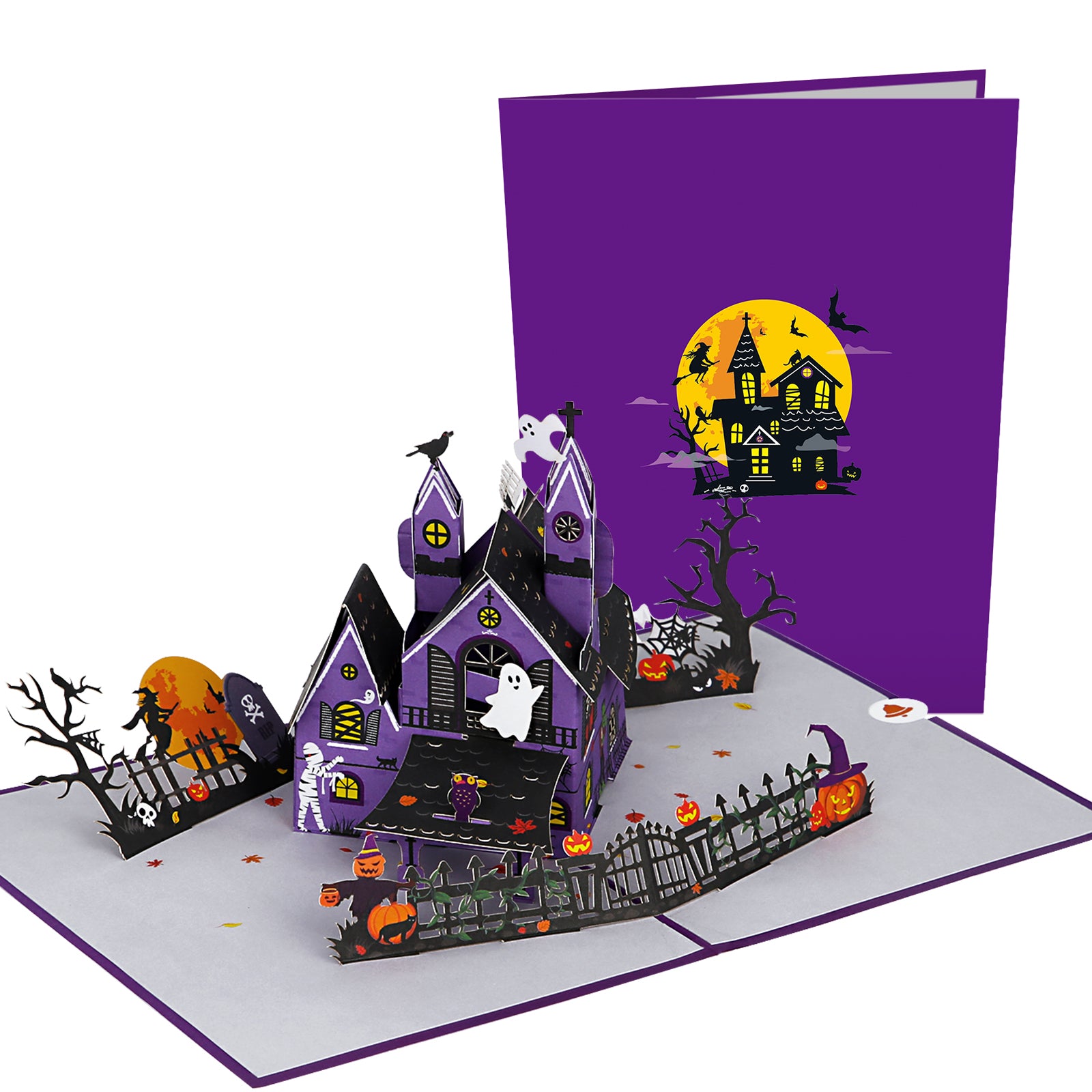 Haunted House 3D Pop Up Halloween Card