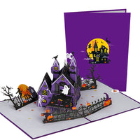 Haunted House 3D Pop Up Halloween Card