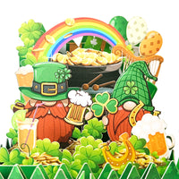 St. Patrick's Day Double Door Flower Box Card
