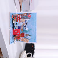 World Travel Souvenir 3D Pop Up Card