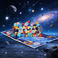 Astronaut Birthday Greeting Card