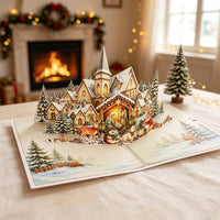 Nativity House Greeting Card
