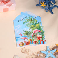 Flamingo Beach 3D Pop Up Card