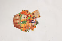 Thanksgiving Flower Basket 3D Pop Up Card