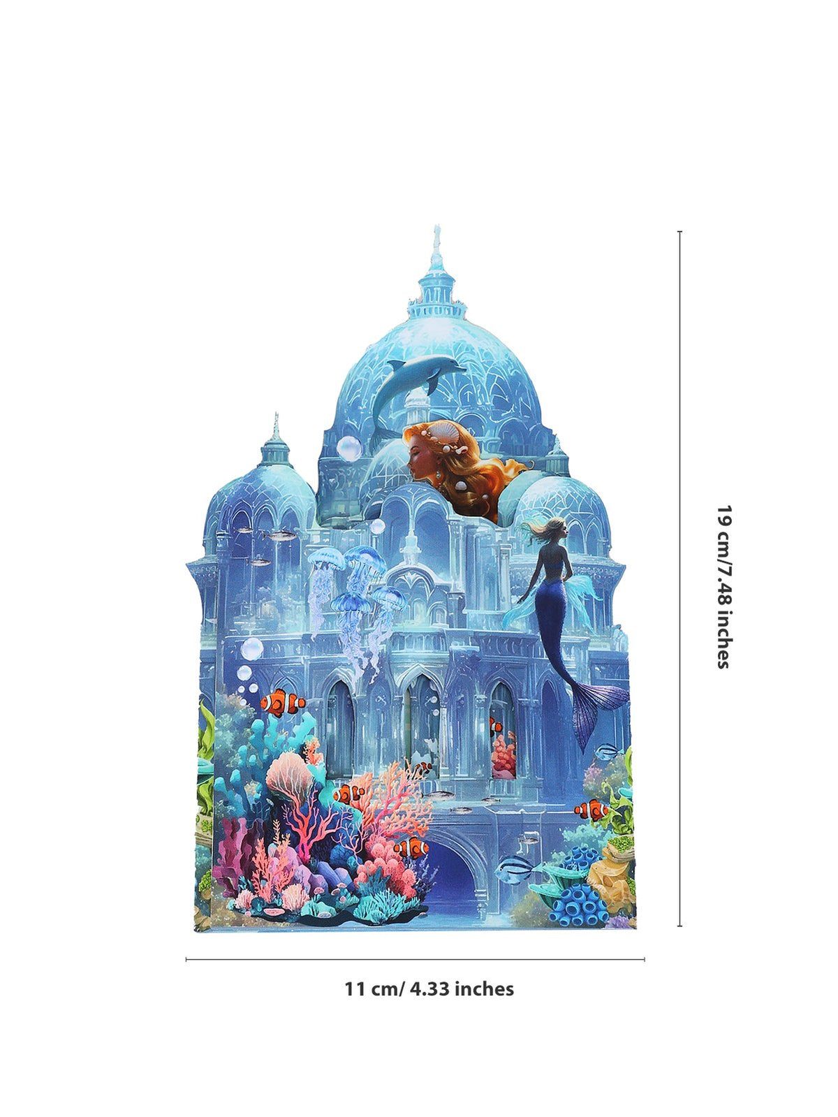 Under The Sea Palace 3D Pop Up Card