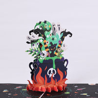 Halloween Cauldron 3D Pop Up Card