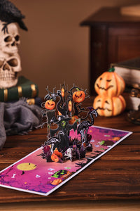 Witch Halloween Greeting Card